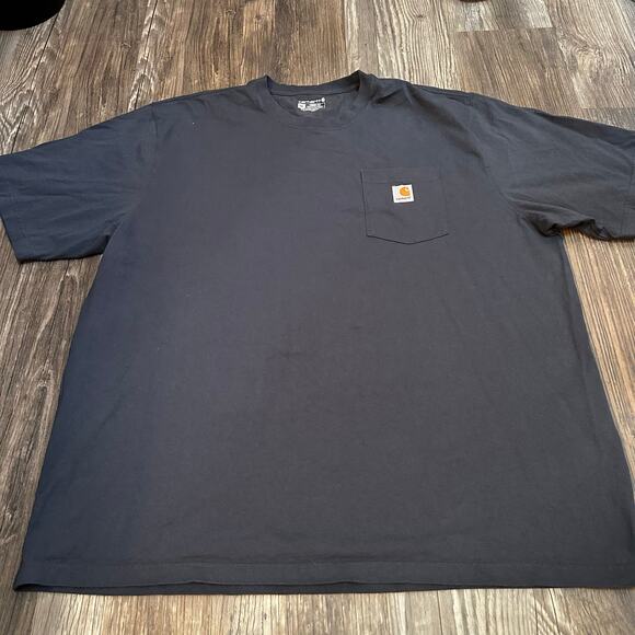 Carhartt Men's Loose Fit‎ Heavyweight Short Sleeve T-Shirt Heather Gray Size 2XL - Picture 6 of 6